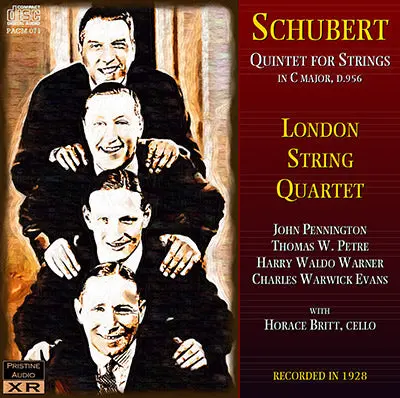 London Quintet Schubert: String Quintet In C (1928) - Pacm071 - Cd 1