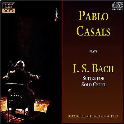Casals Bach: Suites For Solo Cello (1936-39) - Pacm074 1