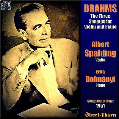 Spalding & Dohnányi The Brahms Violin Sonatas (1951) - Pacm078 1