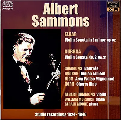 Sammons Elgar & Rubbra Violin Sonatas Etc. (1924-46) - Pacm079 1
