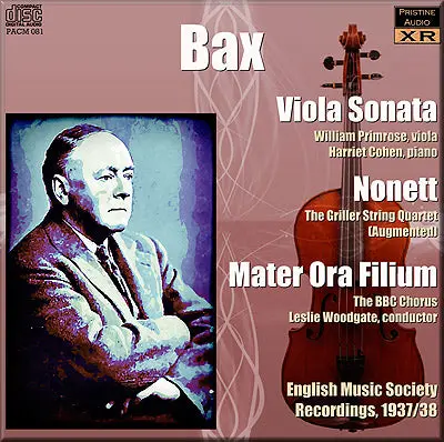 English Music Society Bax: Violin Sonata, Nonett, Mater Ora Filium (1937/8) - Pacm081 - Cd 1