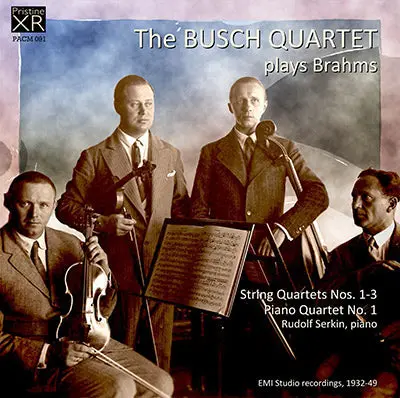 Busch Quartet Brahms: String & Piano Quartets (1932-49) - Pacm091 - Cd 1