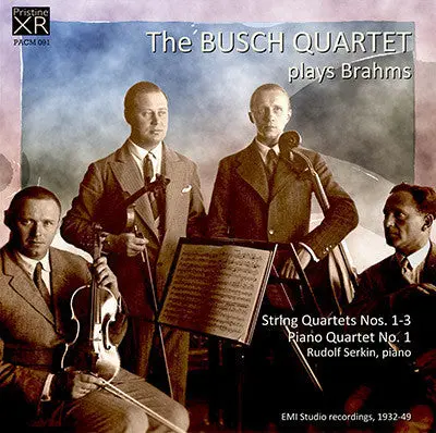 Busch Quartet Brahms: String & Piano Quartets (1932-49) - Pacm091 1