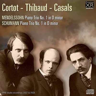 Thibaud, Cortot, Casals Schumann & Mendelssohn Piano Trios (1927/28) - Pacm097 1
