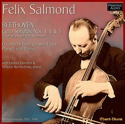 Salmond Plays Beethoven Cello Sonatas 1, 4 & 5 (1926-48) - Pacm099 1