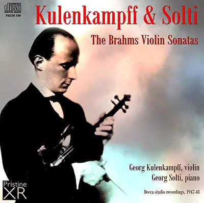 Kulenkampff And Solti The Brahms Violin Sonatas (1947-48) - Pacm100 1