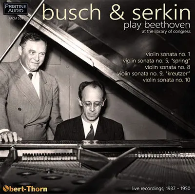 Busch & Serkin Play Beethoven At The Library Of Congress (1937-50) - Pacm104 1