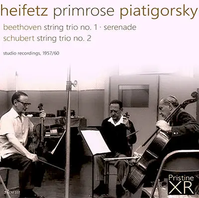 Heifetz, Primrose, Piatigorsky Beethoven & Schubert Trios (1957/60) - Pacm107 1