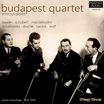 Budapest Quartet Introuvables: Haydn, Schubert, Mendelssohn, Tchaikovsky, Dvořák, Bartók, Wolf (1932-38) - Pacm113 - Cd 1