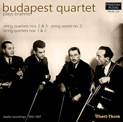 Budapest Quartet Brahms String Quartets, Quintets, Sextet (1932-37) - Pacm119 - Cd 1