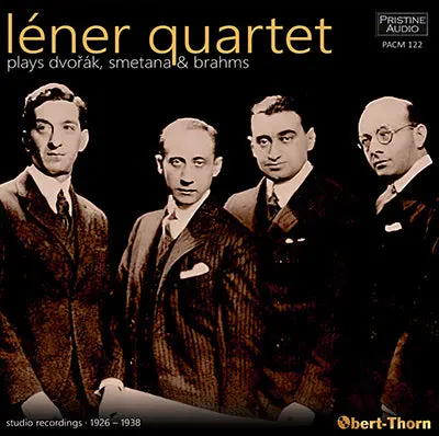 Léner Quartet Dvořák & Smetana String Quartets  -  Dvořák & Brahms Piano Quintets  (1926-38) - Pacm122 1