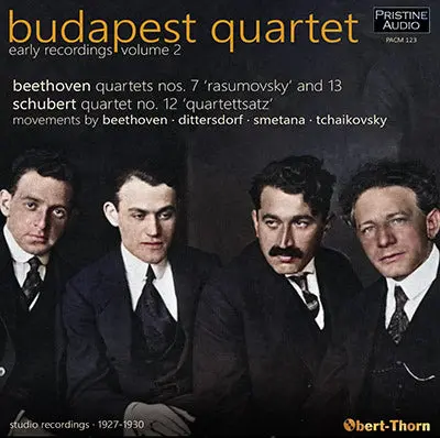 Budapest Quartet Early Recordings, Vol.2 (1927-30) - Pacm123 - Cd 1