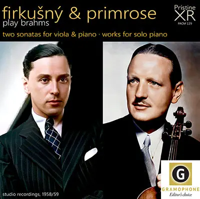 Firkušný & Primrose Brahms Viola Sonatas & Solo Works (1958/59) - Pacm129 1