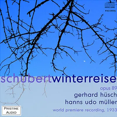 Hüsch Schubert: Winterreise (1933) - Paco005 - Cd 1