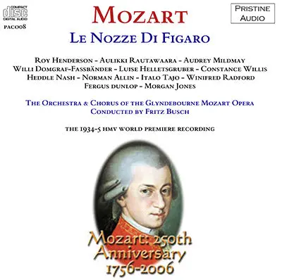 Busch Mozart: Le Nozze Di Figaro (1934/5) - Paco008 - Cd 1