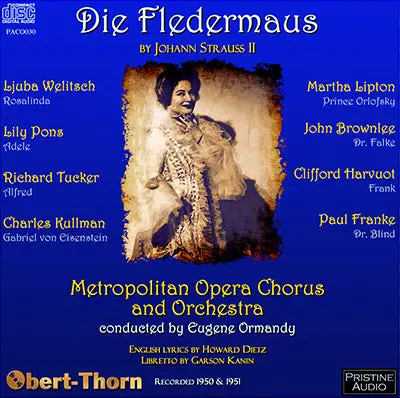 Ormandy Strauss: Die Fledermaus (1950/51) - Paco030 - Cd 1