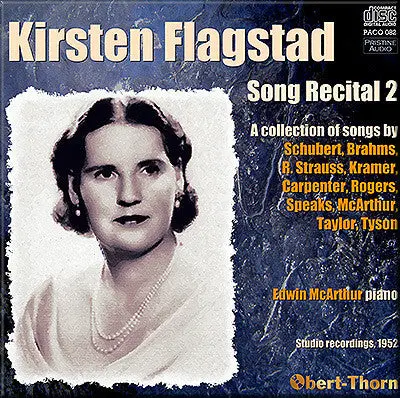 Flagstad Song Recital 2 - Schubert, Brahms, R. Strauss, Us Composers (1952) - Paco082 1