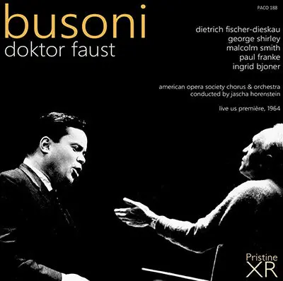 Horenstein Busoni: Doktor Faust - Fischer-Dieskau, Shirley (Us Première, 1964) - Paco188 - Cd 1