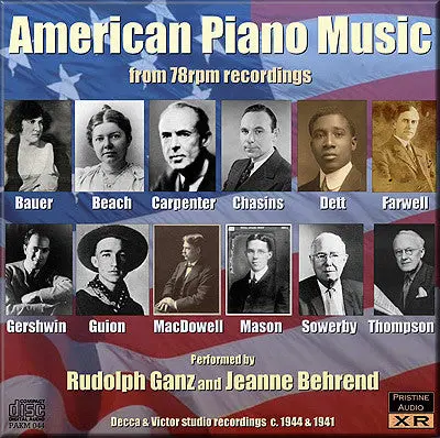 Behrend, Ganz American Piano Music (1941/44) - Pakm044 1
