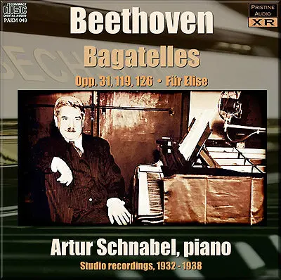 Schnabel Beethoven: Bagatelles (1932-38) - Pakm049 - Cd 1