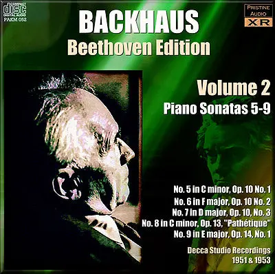 Backhaus Beethoven: Complete Piano Sonatas, Vol. 2 (1952/53) - Pakm052 - Cd 1