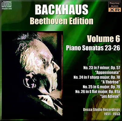 Backhaus Beethoven: Complete Piano Sonatas, Vol. 6 (1951-53) - Pakm056 - Cd 1