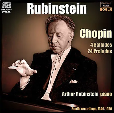 Rubinstein Chopin: Ballades & Preludes (1946/59) - Pakm060 - Cd 1