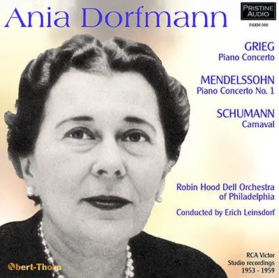 Dorfmann Plays Grieg, Mendelssohn And Schumann - Pakm066 1