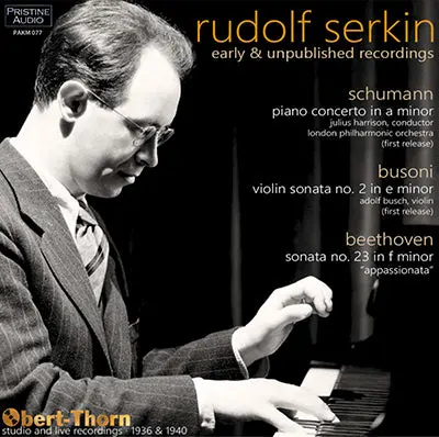 Serkin Early And Unpublished Recordings (1936-40) - Pakm077 - Cd 1
