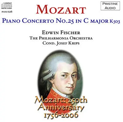 Fischer Mozart: Piano Concerto No. 25 (1947) - Pasc026 1