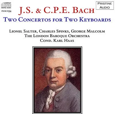 Salter, Spinks, Malcolm J.S. Bach & C.P.E. Bach: Concertos For Two Keyboards (1952/53) - Pasc034 1
