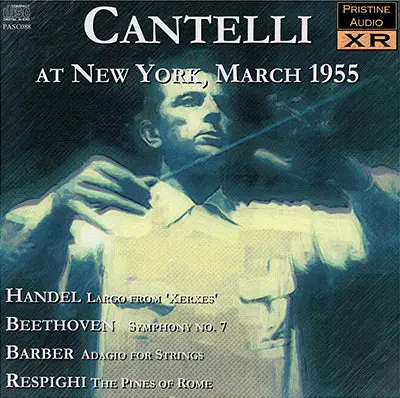 Cantelli In New York: Handel, Beethoven, Barber, Respighi (1955) - Pasc088 - Cd 1