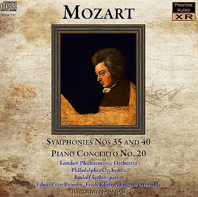 Beinum, Kleiber, Ormandy, Serkin Mozart: Symphonies 35 And 40, Piano Concerto 20 (1949-51) - Pasc151 - Cd 1