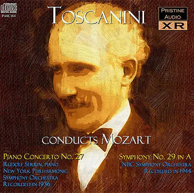 Toscanini Mozart: Piano Concerto No. 27, Symphony No. 29 (1936/44) - Pasc164  - Cd 1