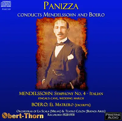 Panizza Conducts Mendelssohn And Boero (1928-31) - Pasc189 1