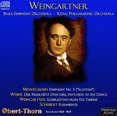 Weingartner In Basle & London (1928-29) - Pasc210 - Cd 1