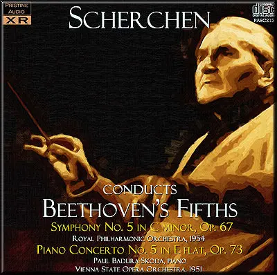 Scherchen Beethoven: Symphony No. 5, Piano Concerto No. 5 (1951/54) - Pasc213 - Cd 1