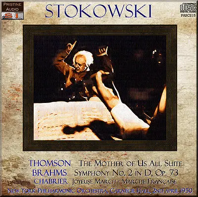 Stokowksi Conducts Brahms, Thomson, Chabrier (1950) - Pasc215 - Cd 1