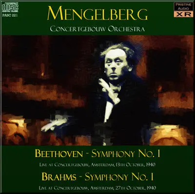 Mengelberg Beethoven And Brahms: First Symphonies (1940) - Pasc221 - Cd 1