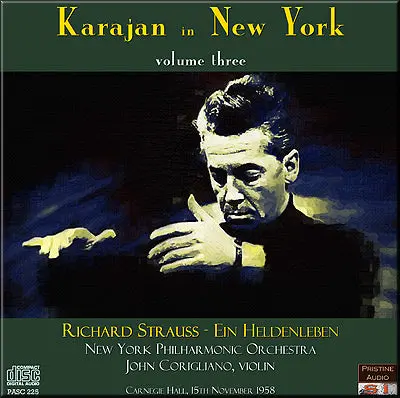 Karajan In New York Vol. 3: R. Strauss - Ein Heldenleben (1958) - Pasc225 - Cd 1