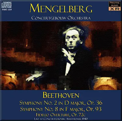 Mengelberg Beethoven: Symphonies 2 & 8, Fidelio Overture (1940) - Pasc229 1