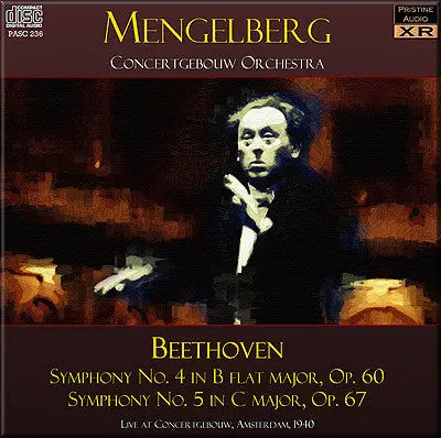 Mengelberg Beethoven: Symphonies 4 And 5 (1940) - Pasc236 1