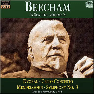 Beecham In Seattle, Volume 2: Dvořák And Mendelssohn (1943) - Pasc238 1