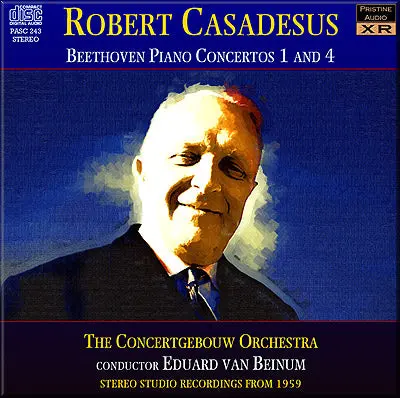 Casadesus Beethoven: Piano Concertos 1 & 4 (1959) - Pasc243 - Cd 1