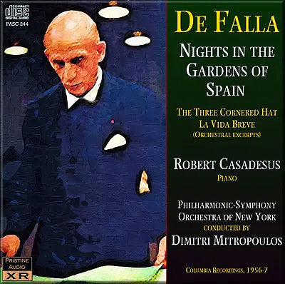Mitropoulos Falla: Nights In The Gardens Of Spain, Orchestral Works (1956/57) - Pasc244 - Cd 1