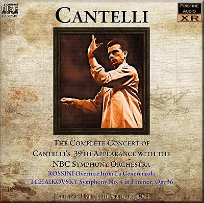 Cantelli Nbc Concert No. 39: Rossini And Tchaikovsky (1954) - Pasc245 - Cd 1