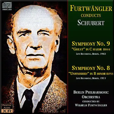 Furtwängler Schubert: Symphonies Nos. 8 "Unfinished" & 9 "Great" (1942/53) - Pasc253 1