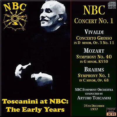 Toscanini Nbc Concert No. 1: Vivaldi, Mozart, Brahms (1937) - Pasc275 1