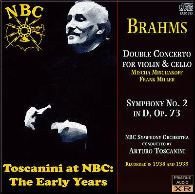 Toscanini Brahms: Double Concerto, Symphony No. 2 (1938/39) - Pasc283 1