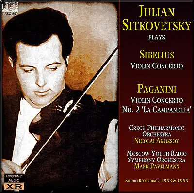 Sitkovetsky Sibelius And Paganini: Violin Concertos (1953/55) - Pasc290 - Cd 1